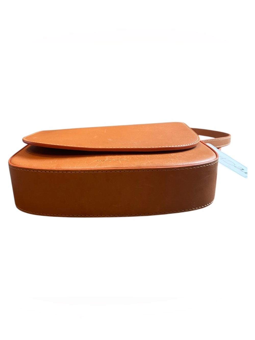 Mansur Gavriel Classic Crossbody Italian Leather Flap Front Crossbody Bag - Picture 8 of 10